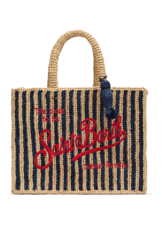 Colette Rafia Stripes 61 EMB made by MC2 Saint Barth