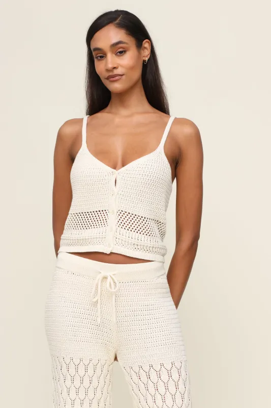 Tay Crochet Tank sold by Mixology