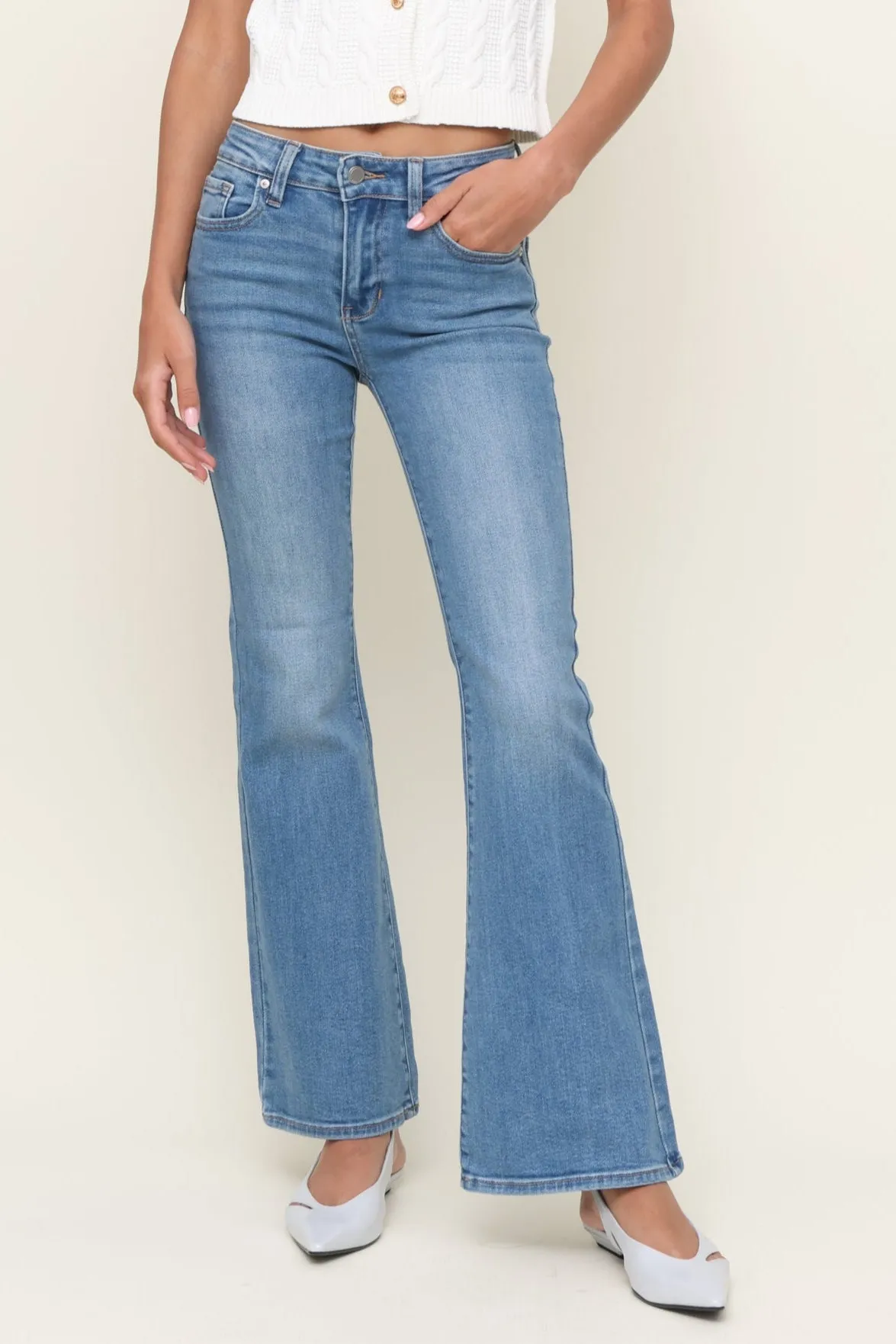 Low Rise Flare sold by Mixology