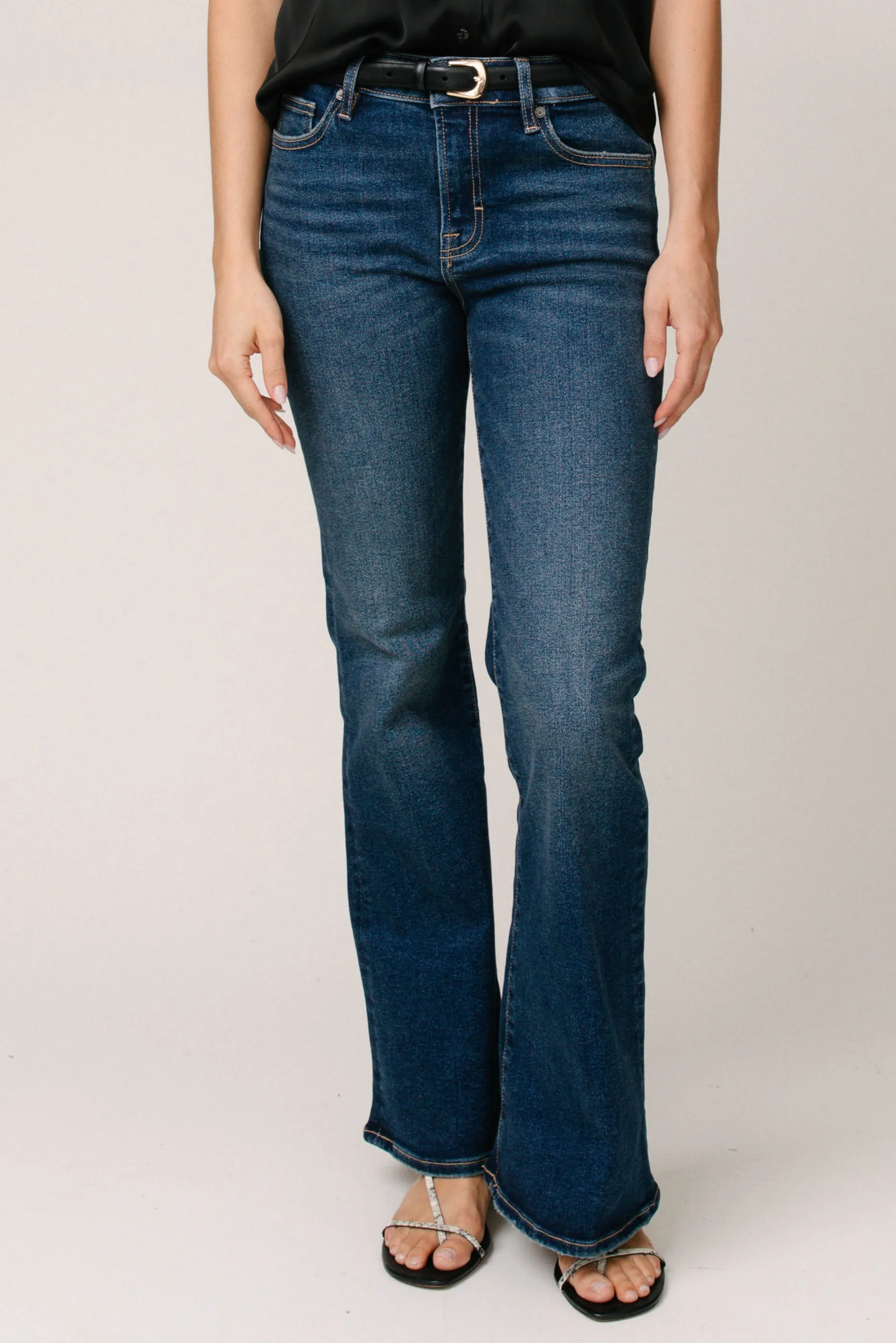 Happi Dark Wash Flare sold by Mixology