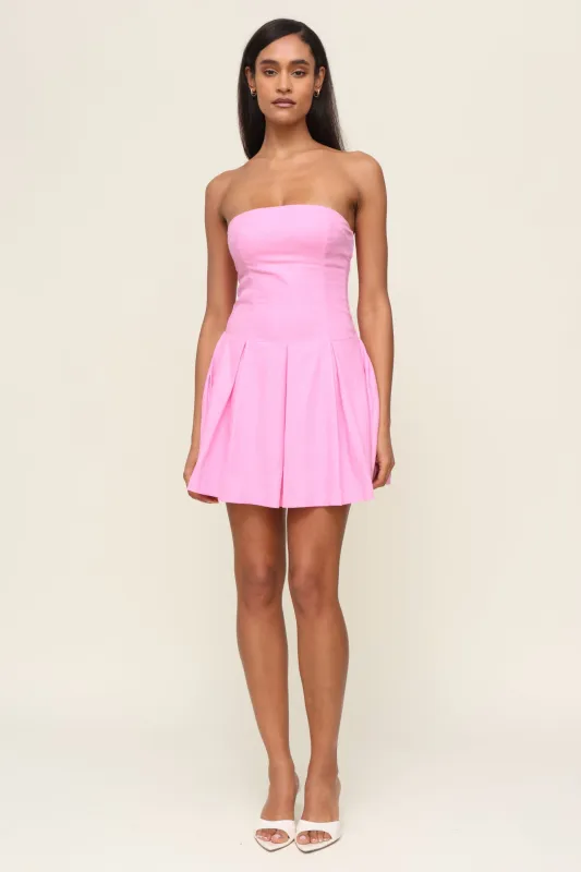 The Crystal Pleated Dress sold by Mixology