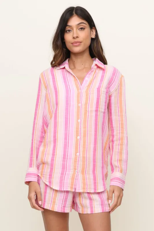 Saturdays Stripe Shirt sold by Mixology