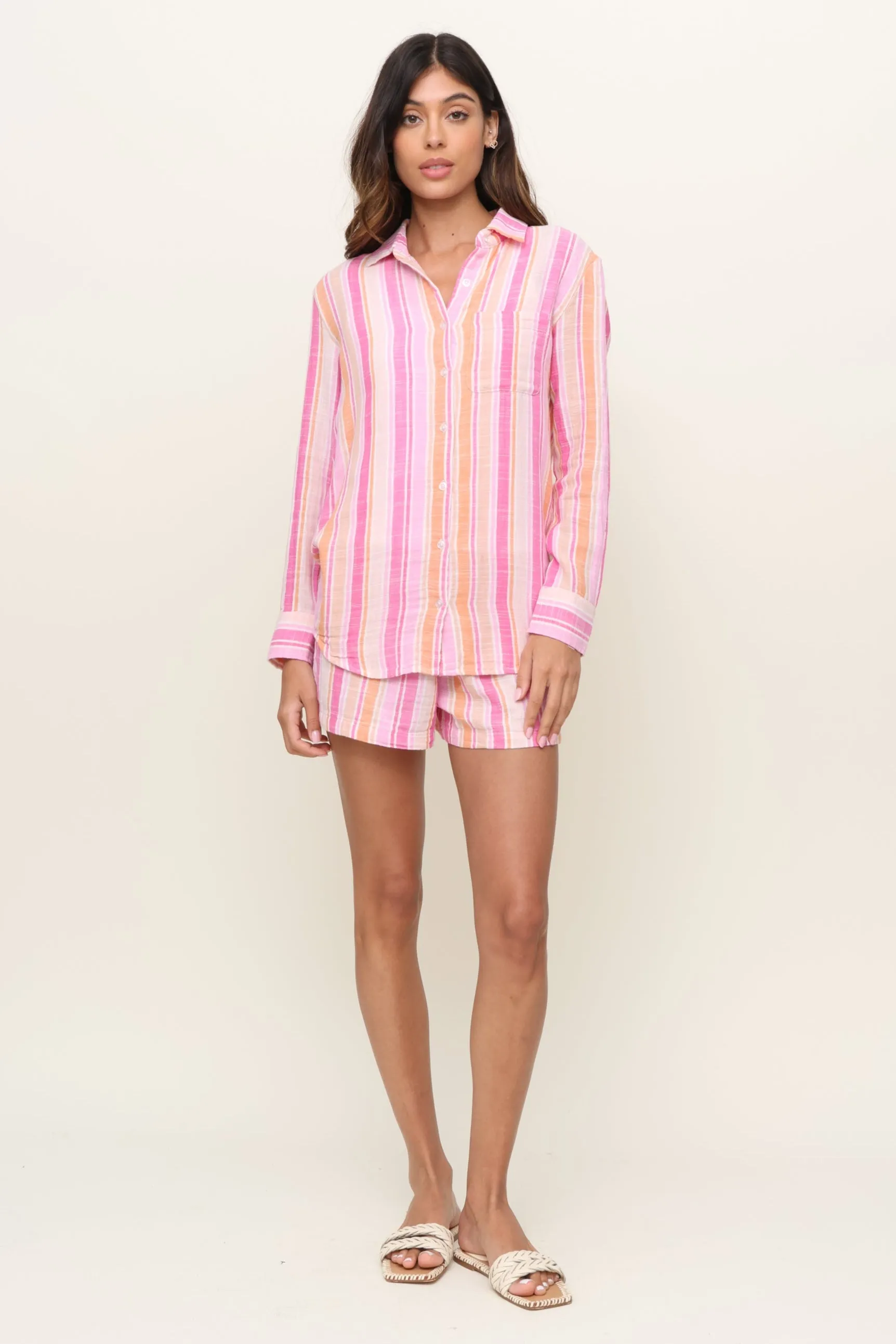 Saturdays Stripe Shirt sold by Mixology product image thumbnail 2