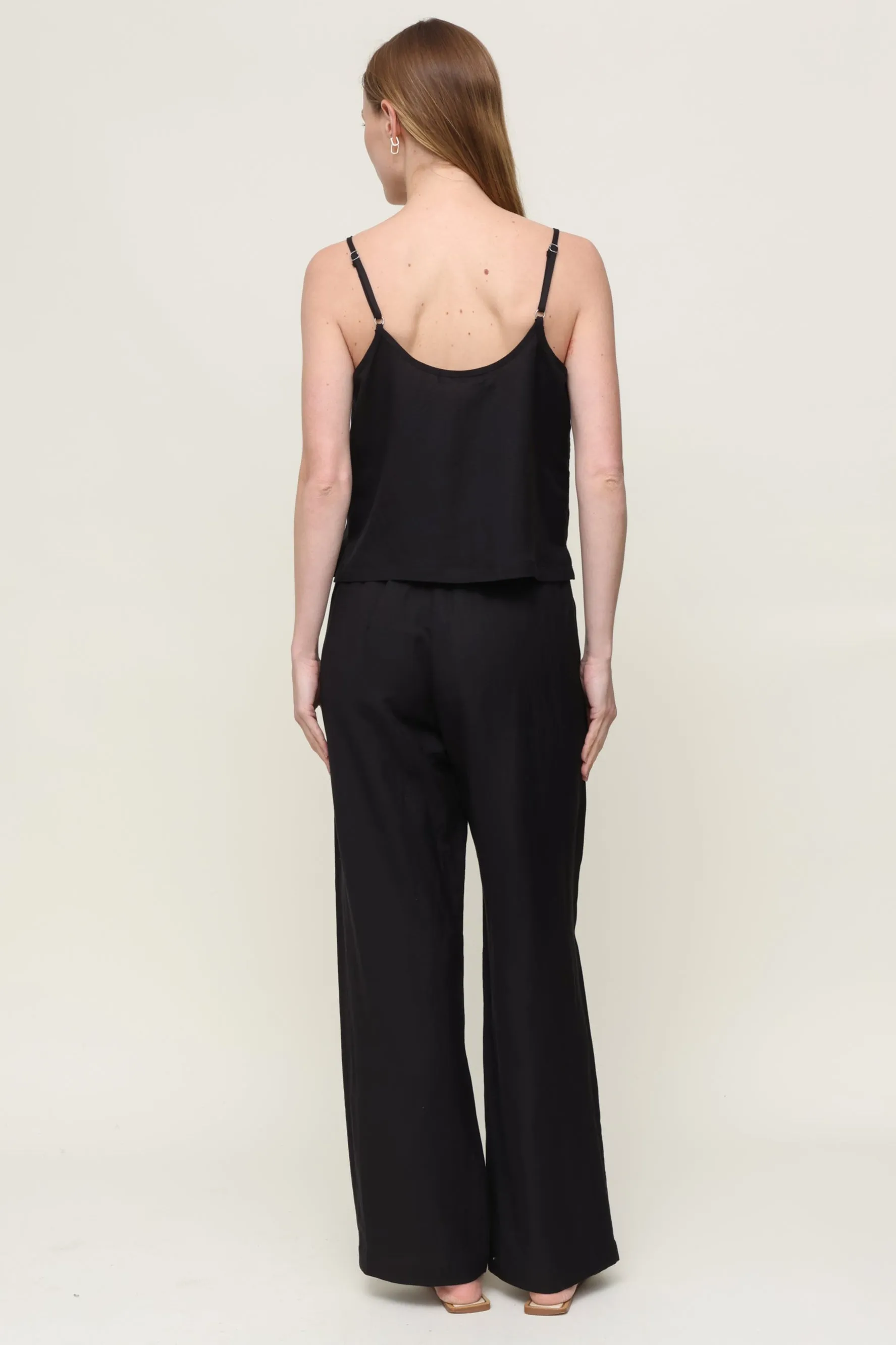 Paulette Woven Linen Tank Top sold by Mixology product image thumbnail 4