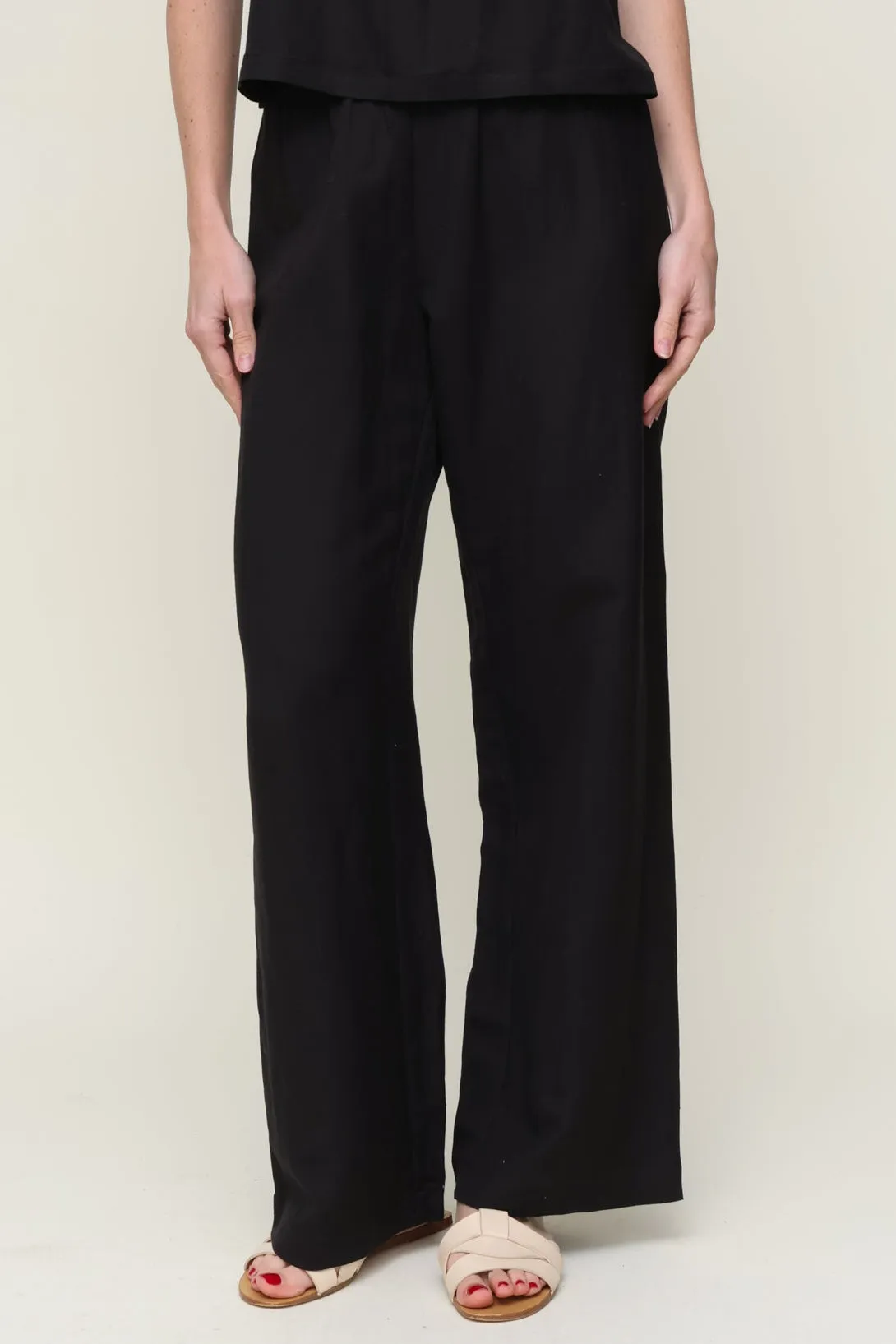 Georgette Woven Linen Pant sold by Mixology