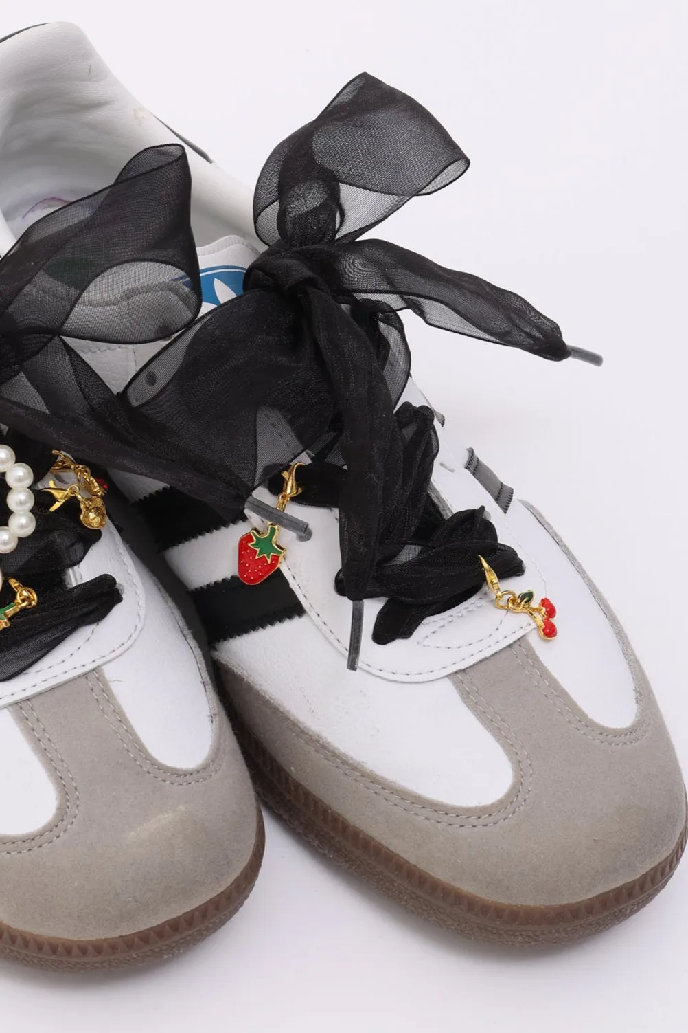 Black Lace Shoe Charms sold by Mixology