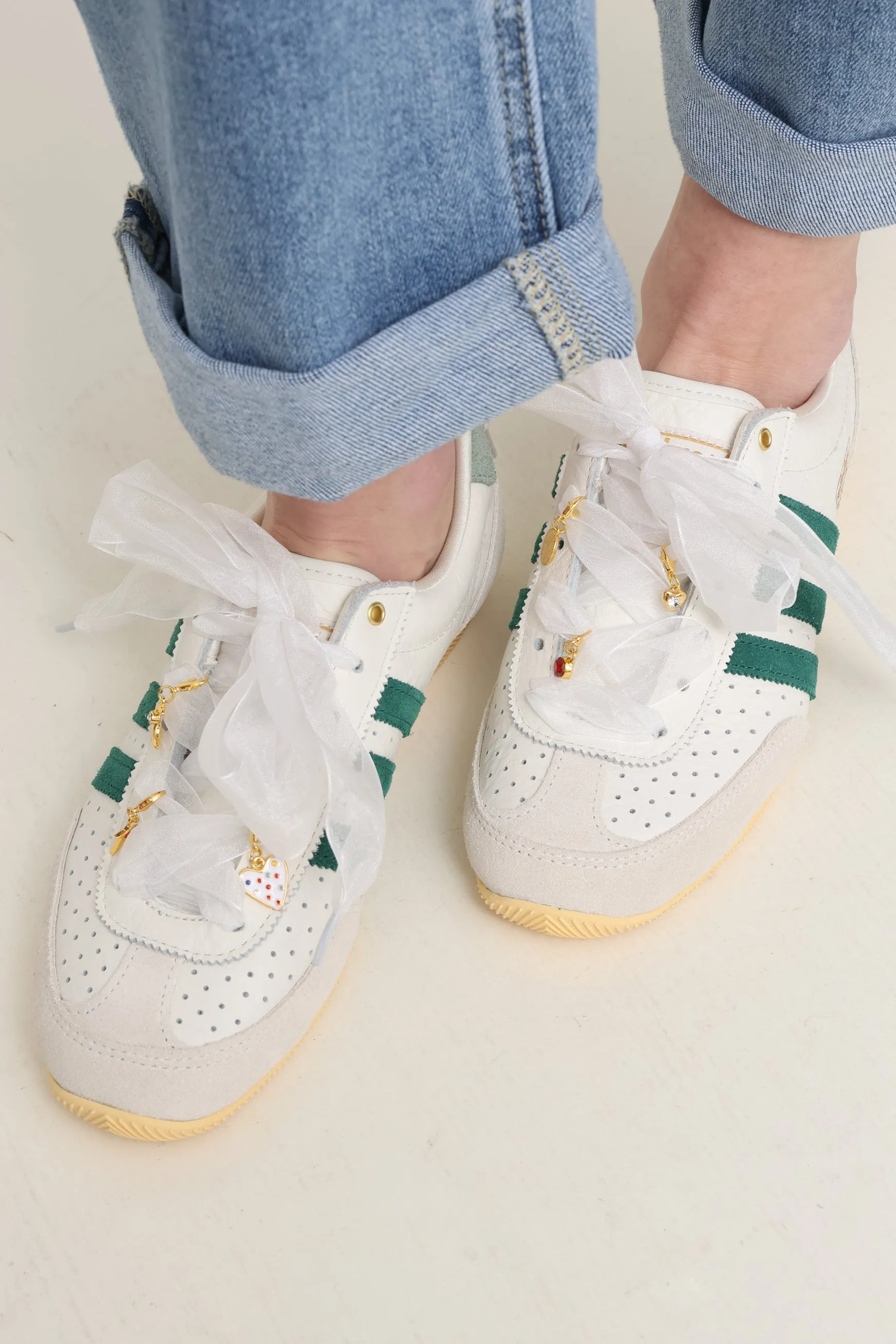 White Lace Shoe Charms sold by Mixology product image thumbnail 2