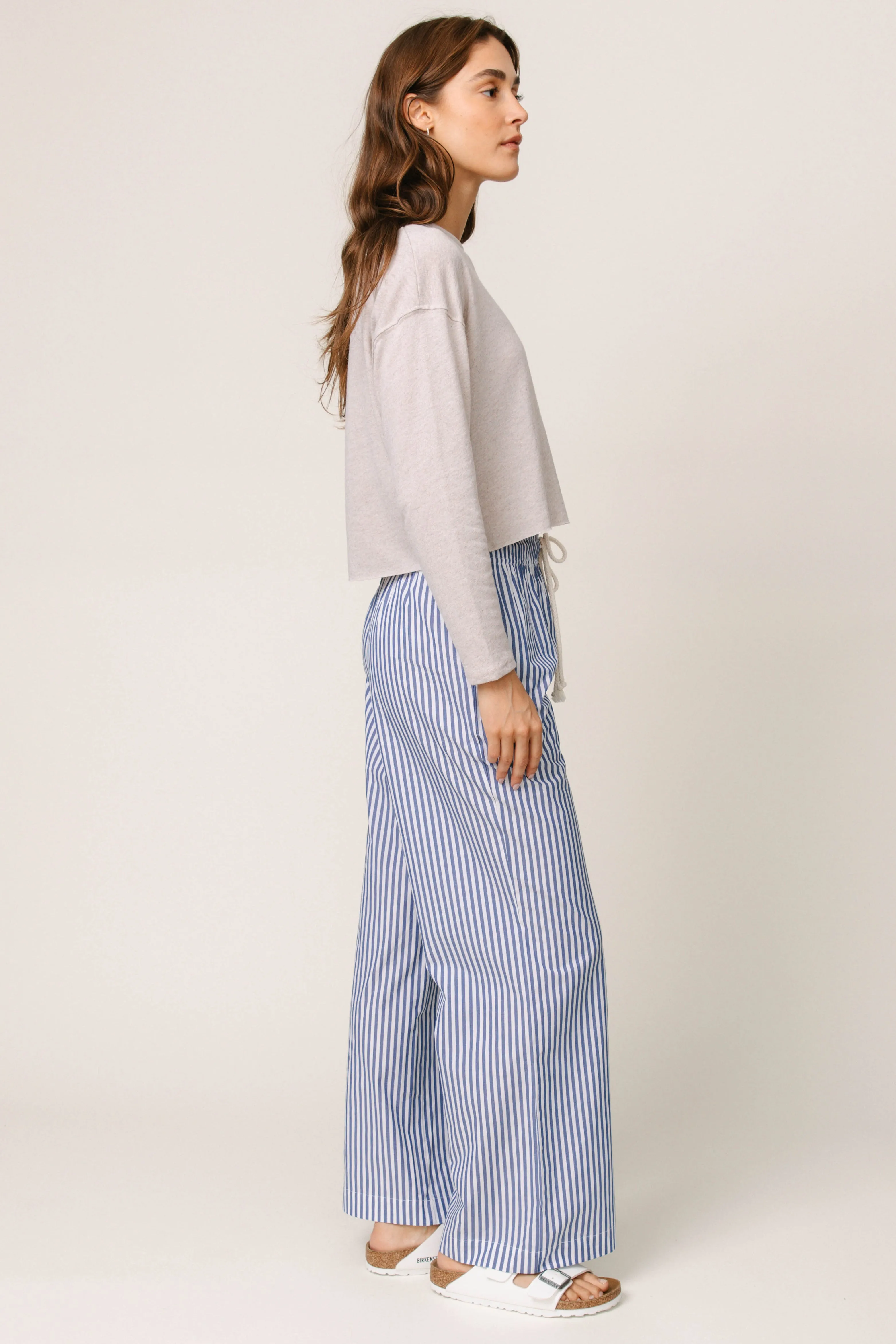 Andi Cotton Poplin Stripe Pant sold by Mixology product image thumbnail 3