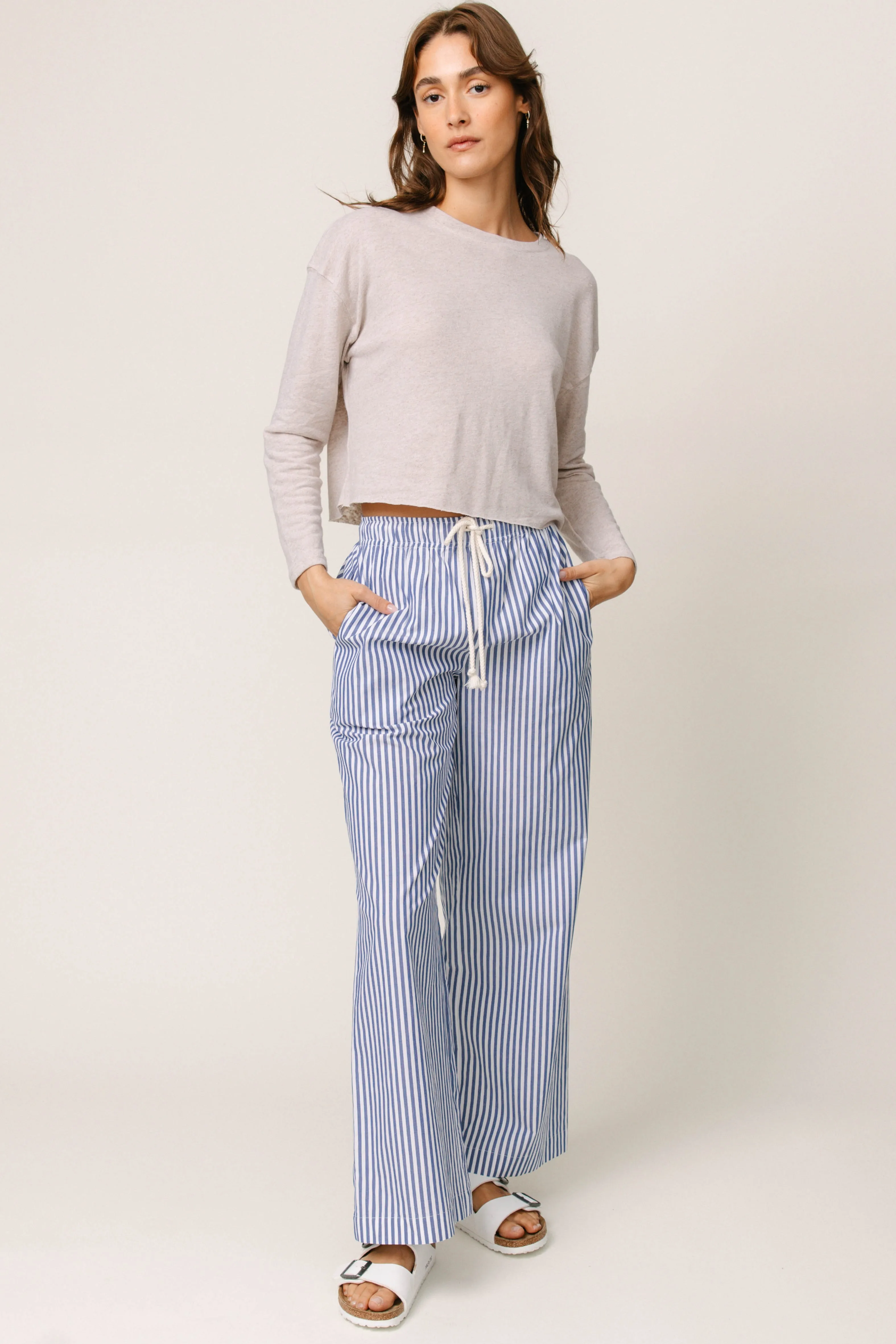 Andi Cotton Poplin Stripe Pant sold by Mixology product image thumbnail 2
