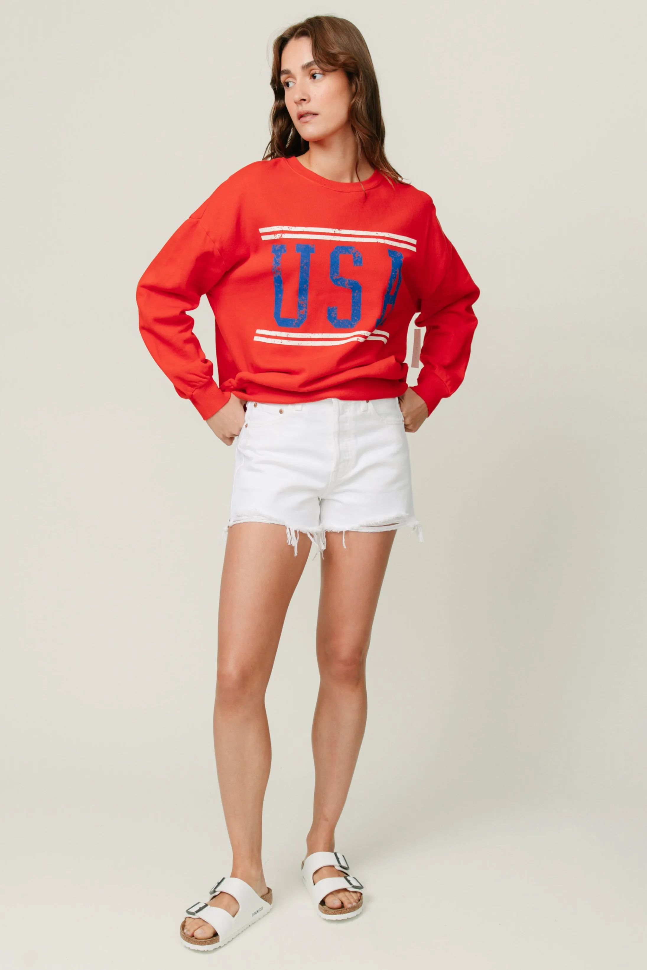 Usa Sunday Sweatshirt sold by Mixology product image thumbnail 2