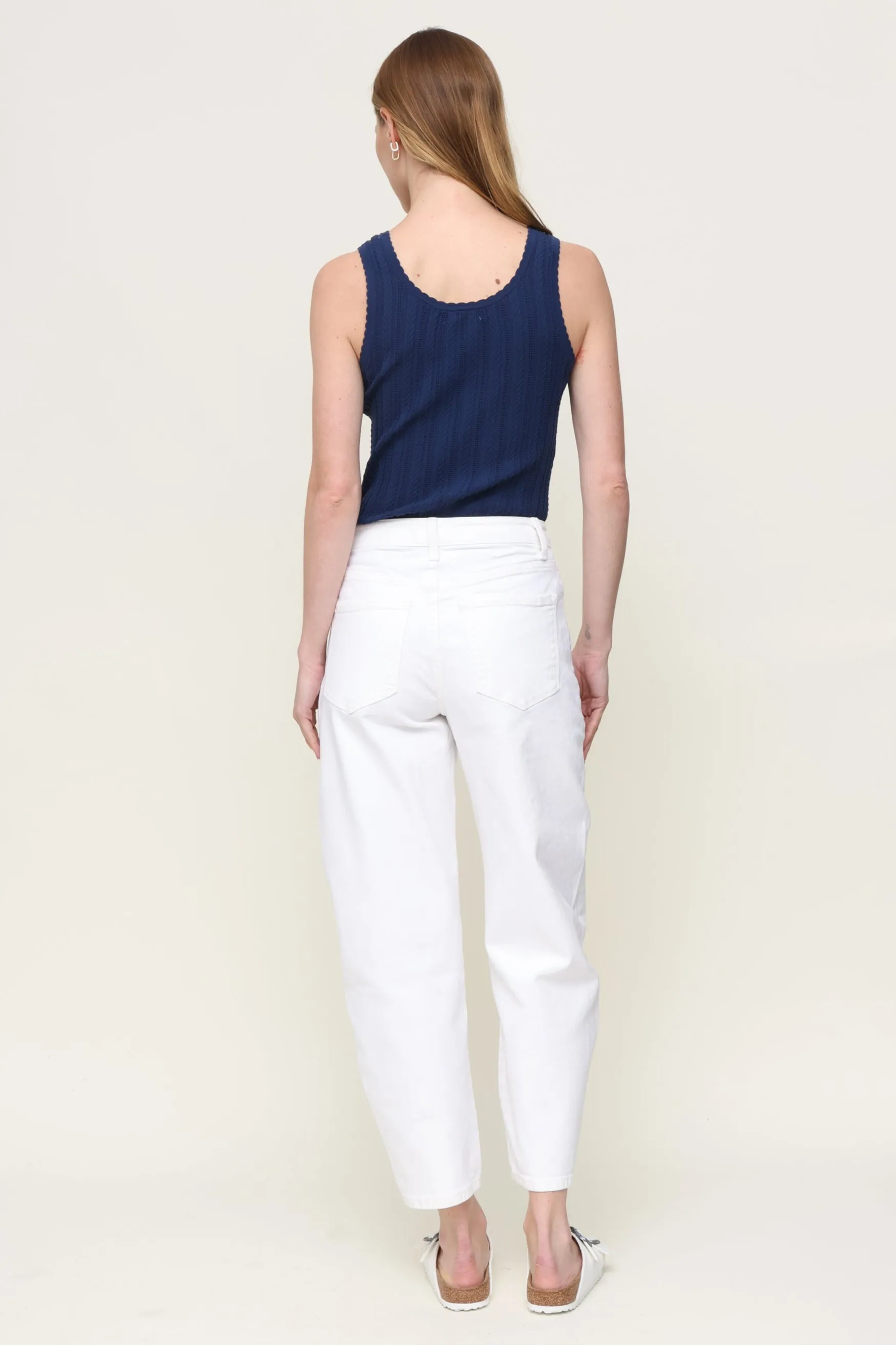 Henley Knit Tank sold by Mixology product image thumbnail 5