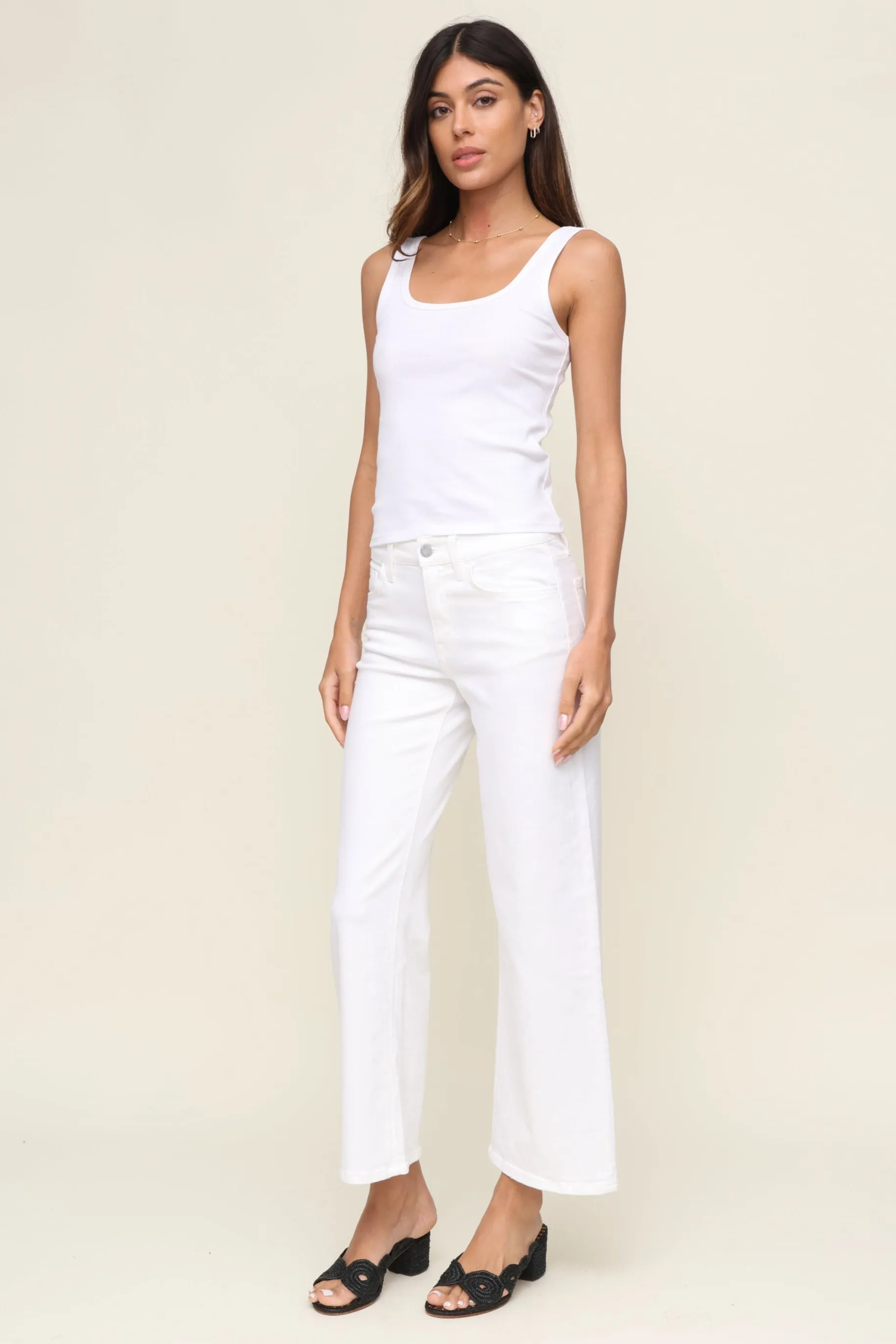 Mid Rise Wide Leg White sold by Mixology product image thumbnail 2