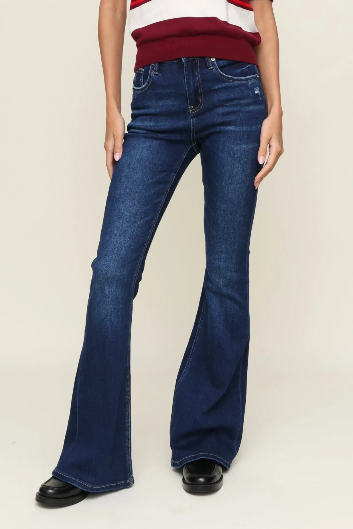 Super High Rise Flare Super Soft sold by Mixology