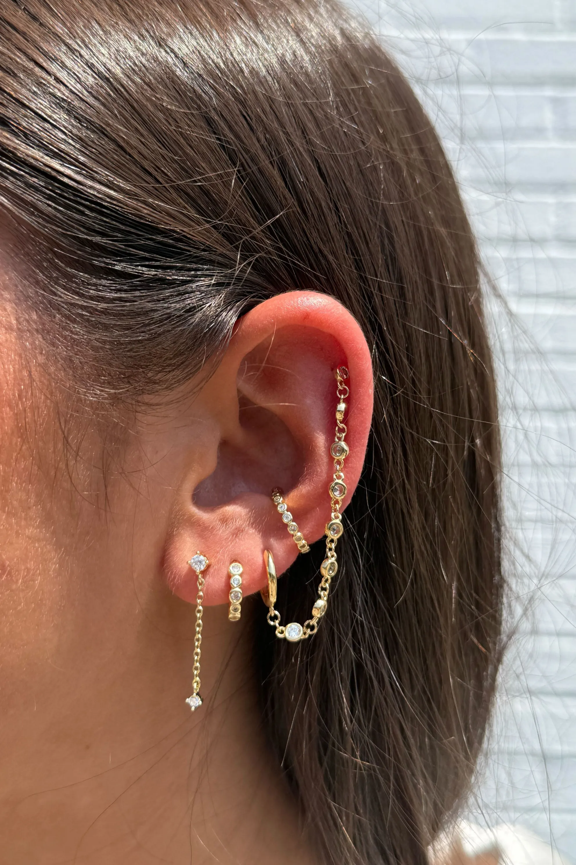 Cz Bezel All Around Ear Set sold by Mixology