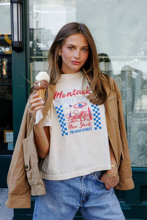 Montauk Surf Shop Tee sold by Mixology
