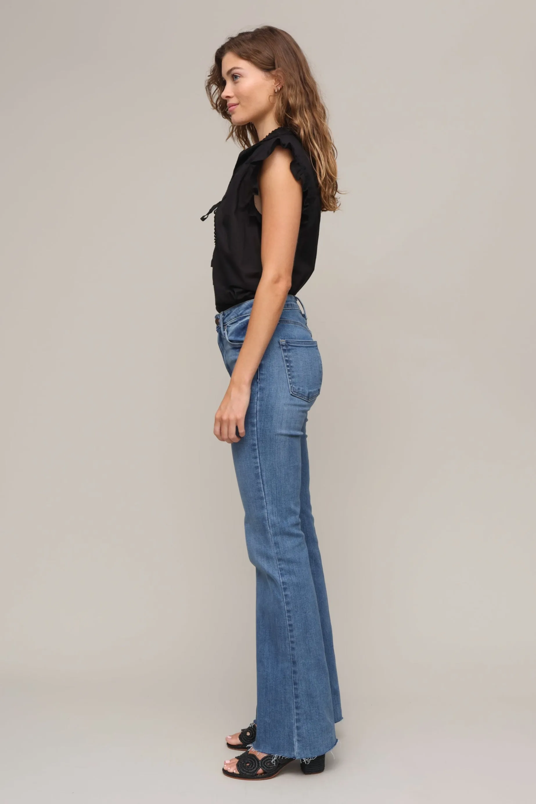 High Rise Scissor Cut Flare sold by Mixology product image thumbnail 3