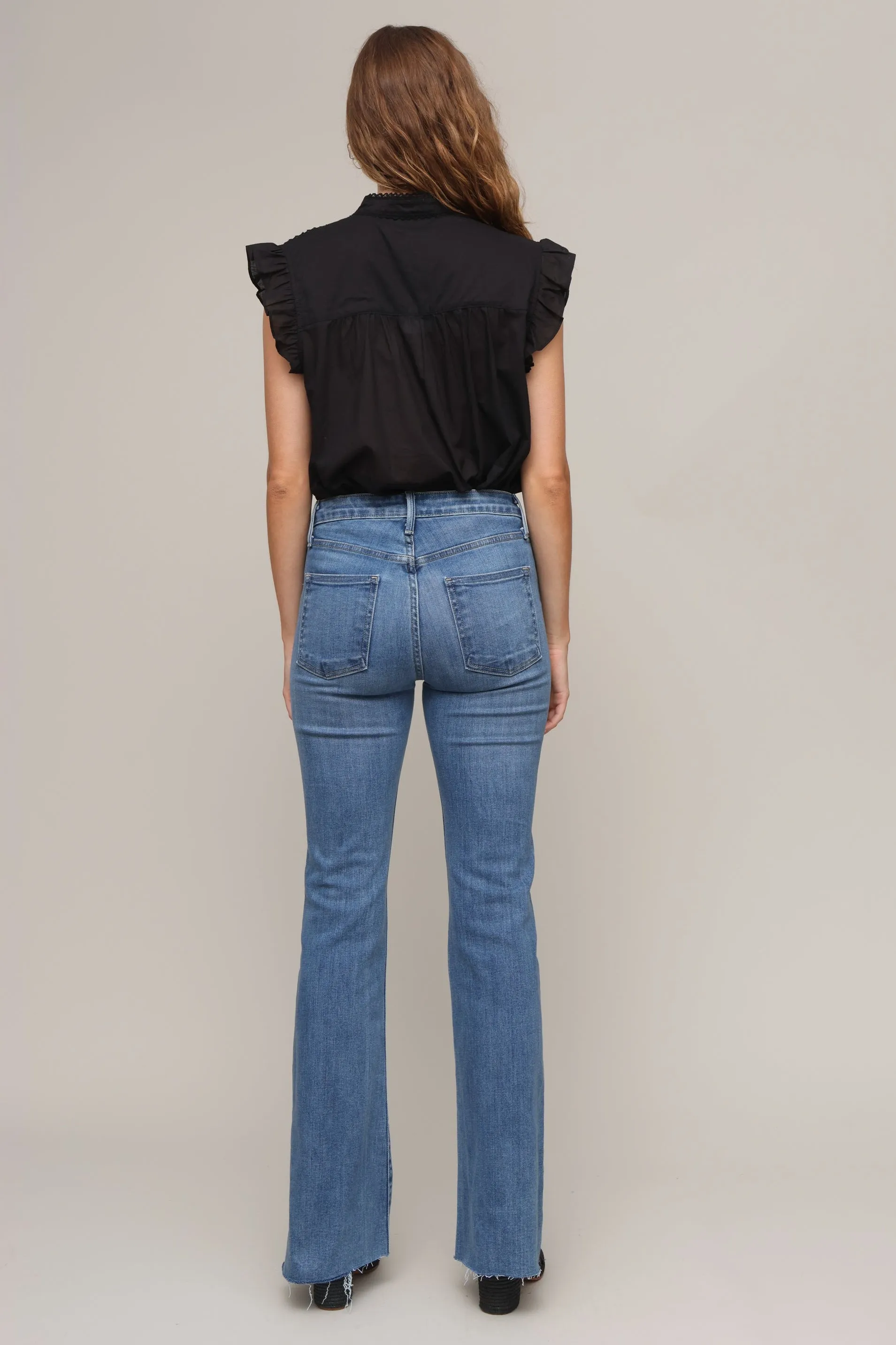 High Rise Scissor Cut Flare sold by Mixology product image thumbnail 4