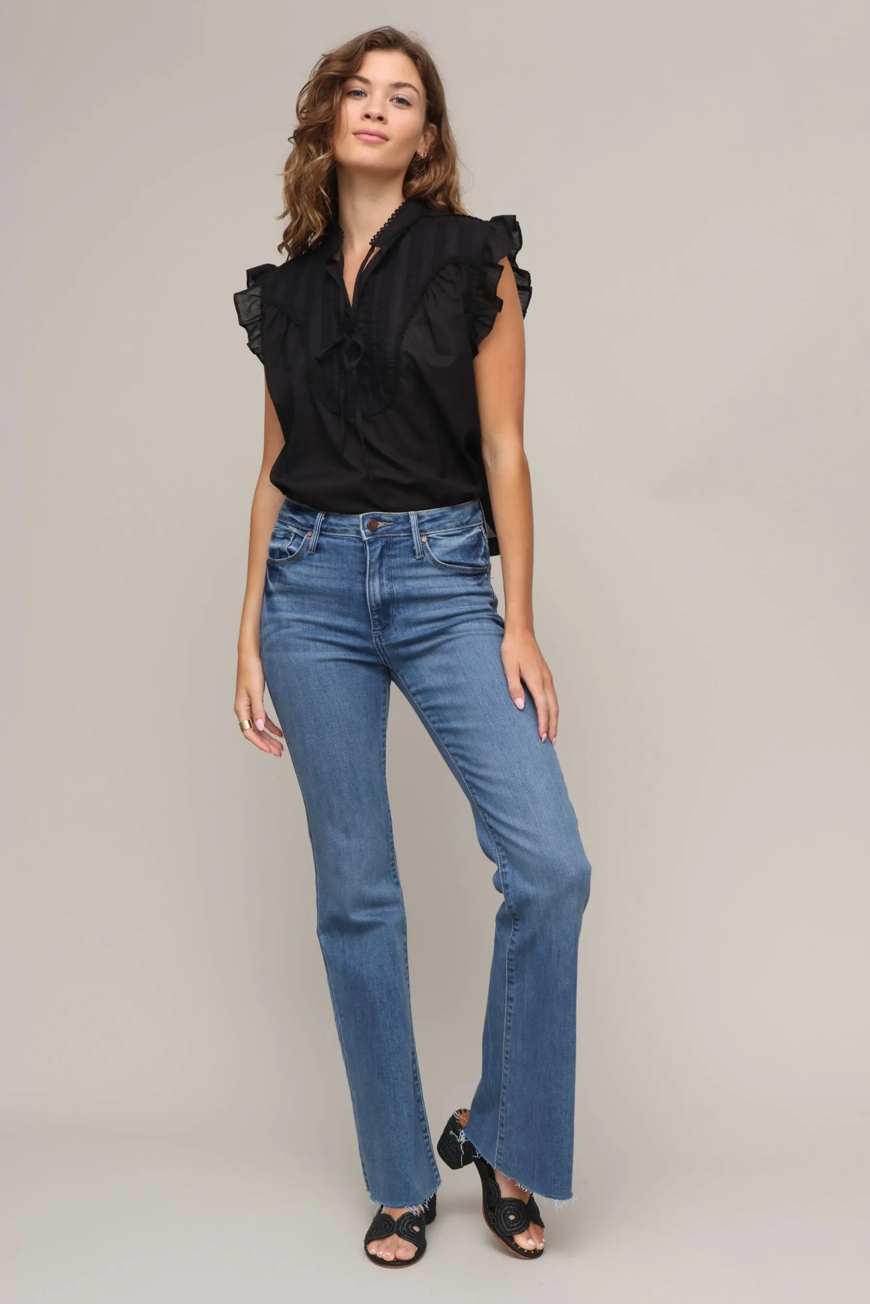 High Rise Scissor Cut Flare sold by Mixology product image thumbnail 2