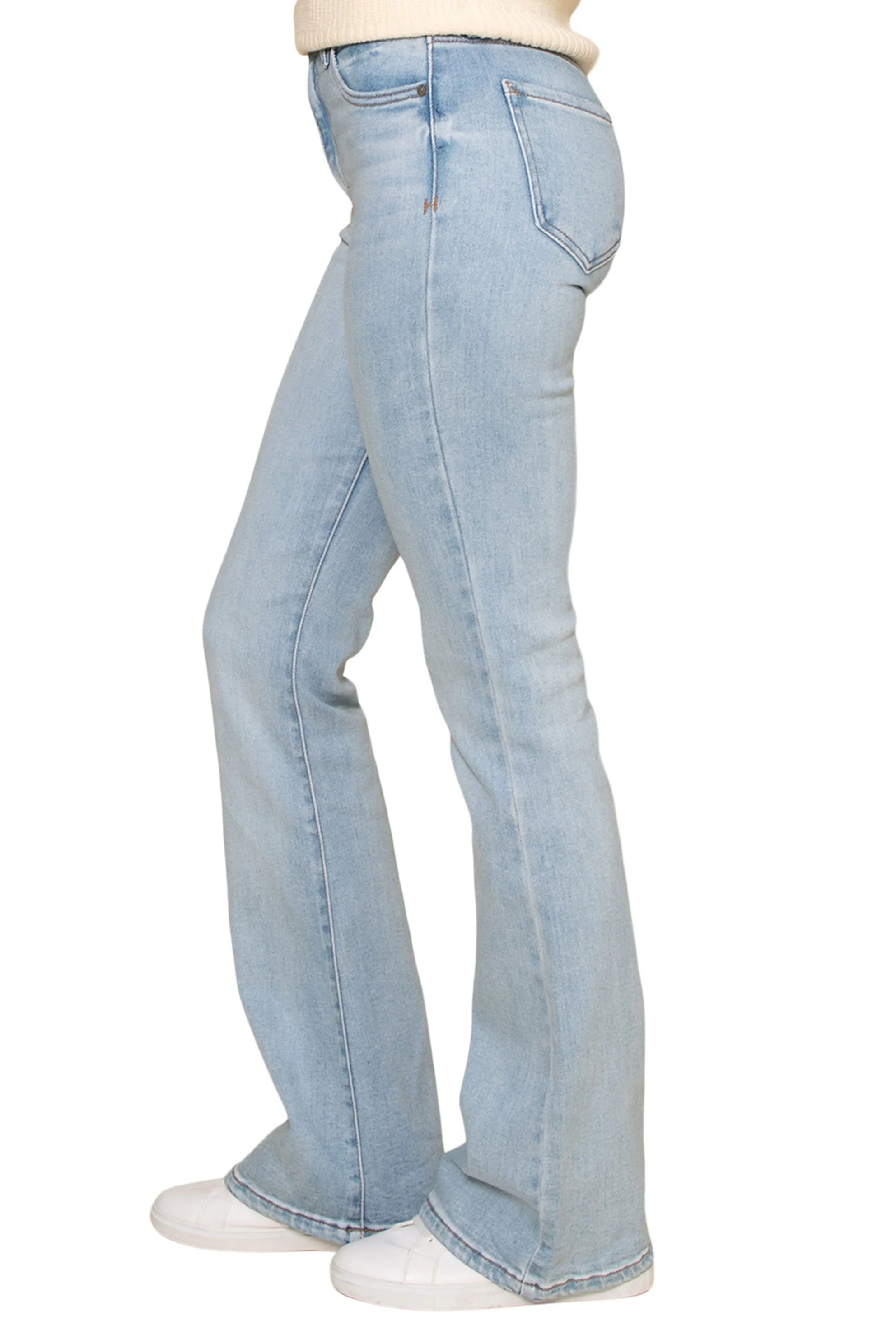 Happi Light Wash Flare Jeans sold by Mixology product image thumbnail 2