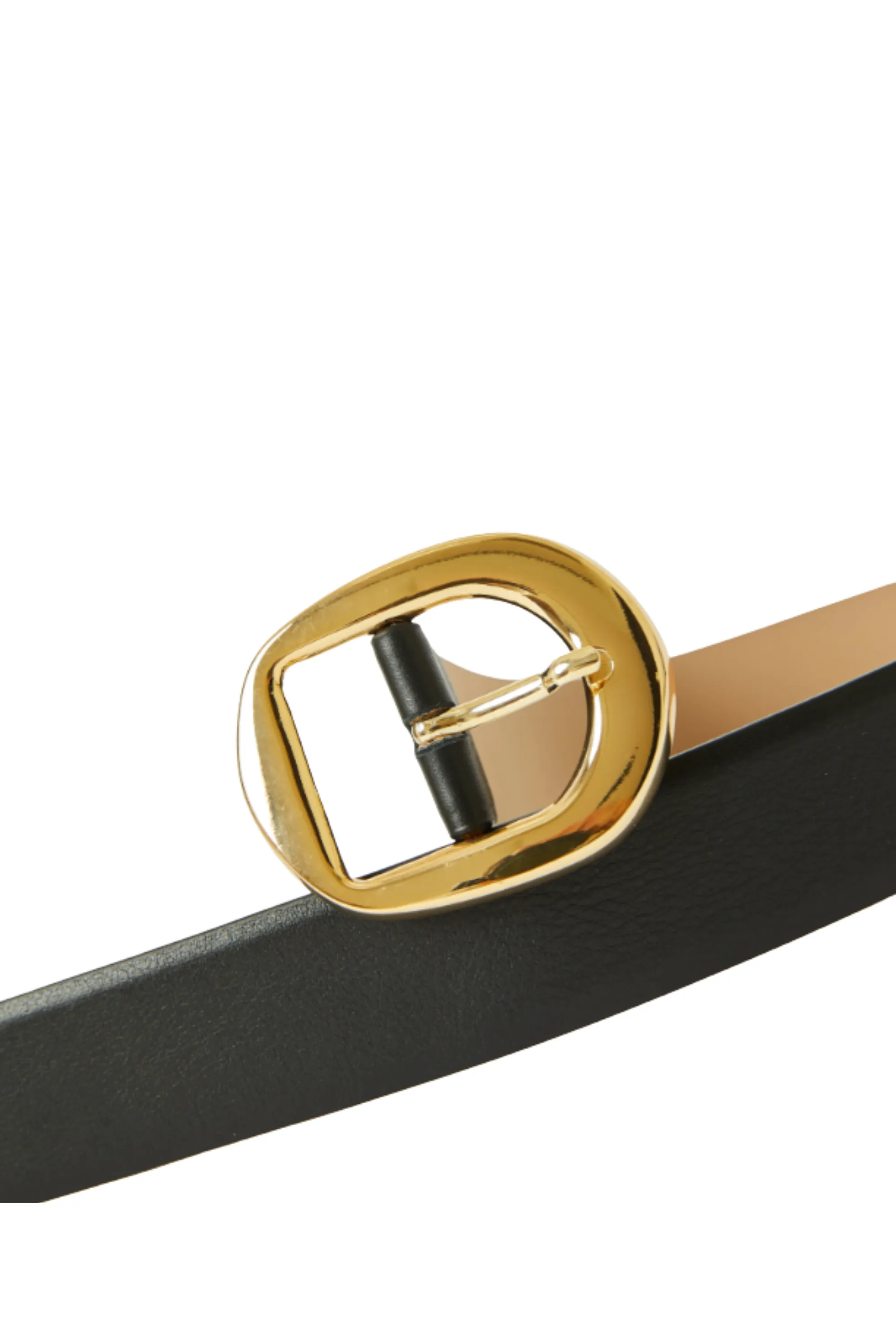 Leather Belt With Gold Buckle sold by Mixology product image thumbnail 2