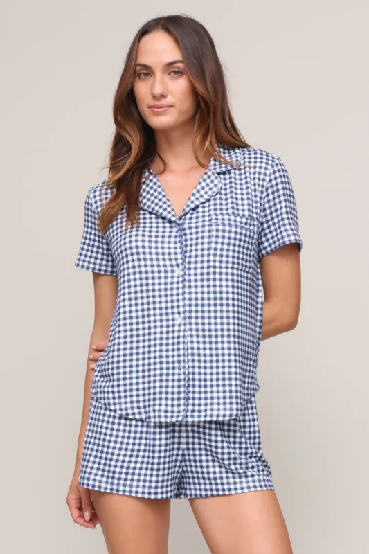 Amy Gingham Top sold by Mixology