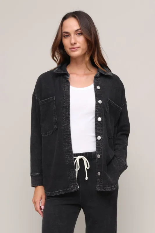 All Day Knit Denim Jacket sold by Mixology