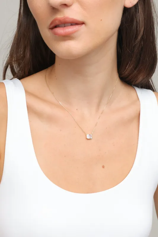 Bezel Necklace sold by Mixology