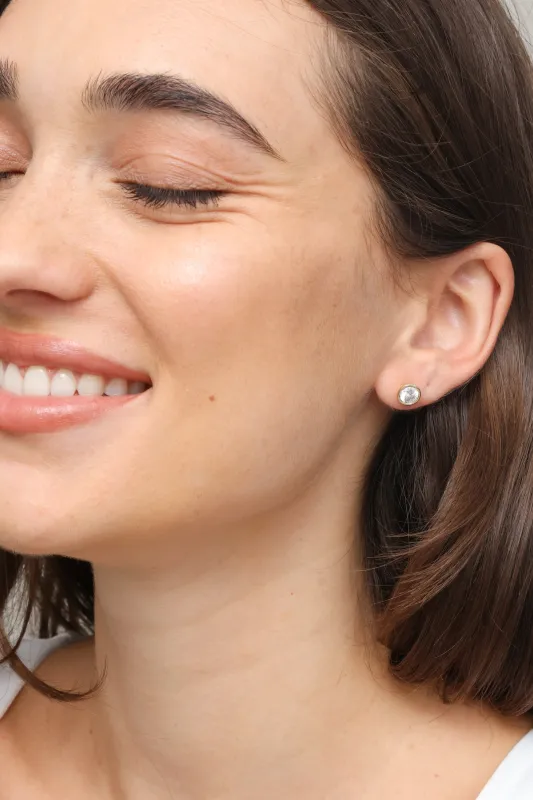 Bezel Stud Earring sold by Mixology