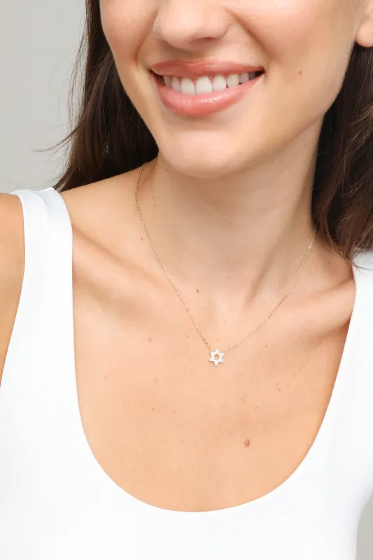 Cz Star Of Davis Necklace sold by Mixology