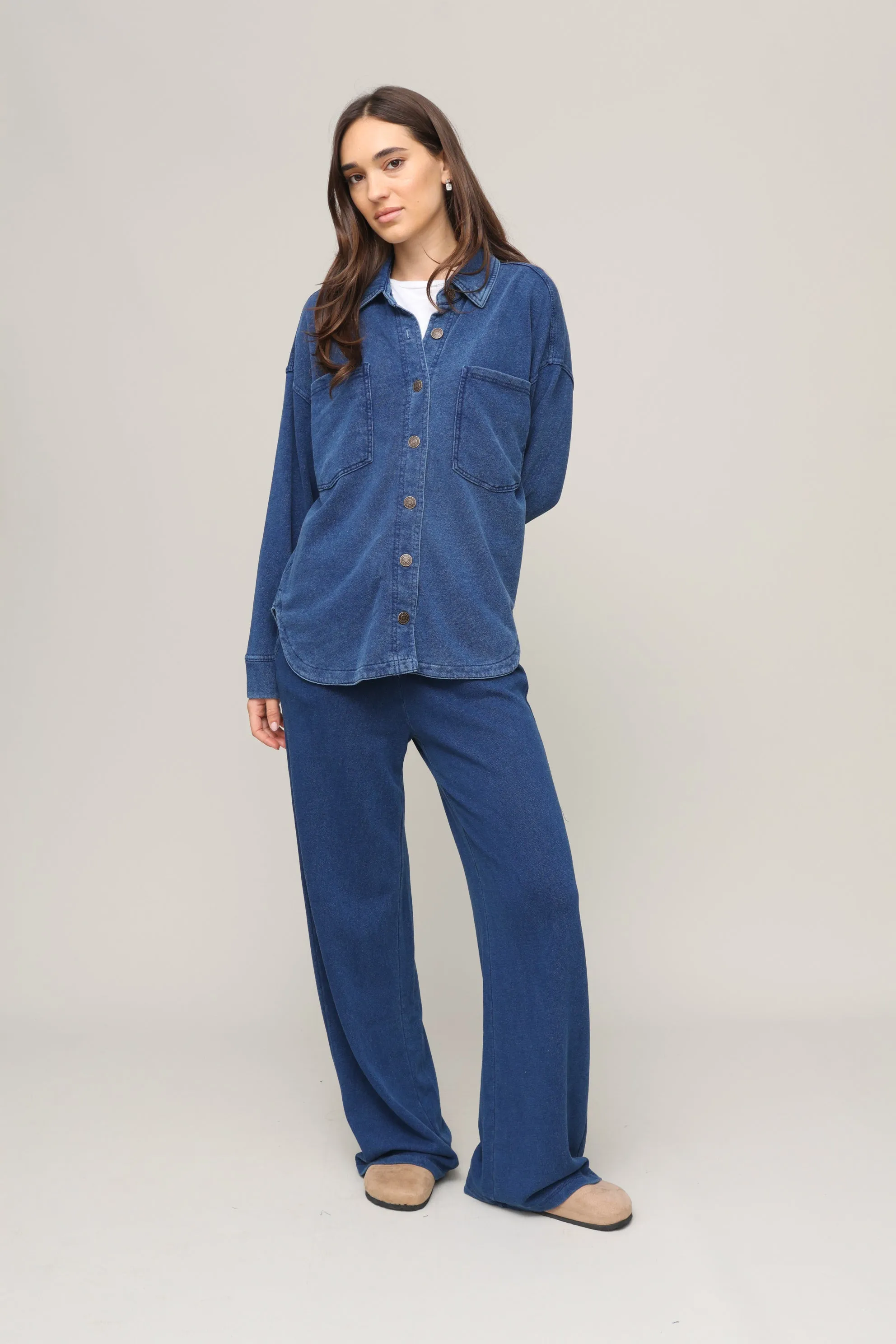 All Day Knit Denim Jacket sold by Mixology product image thumbnail 2