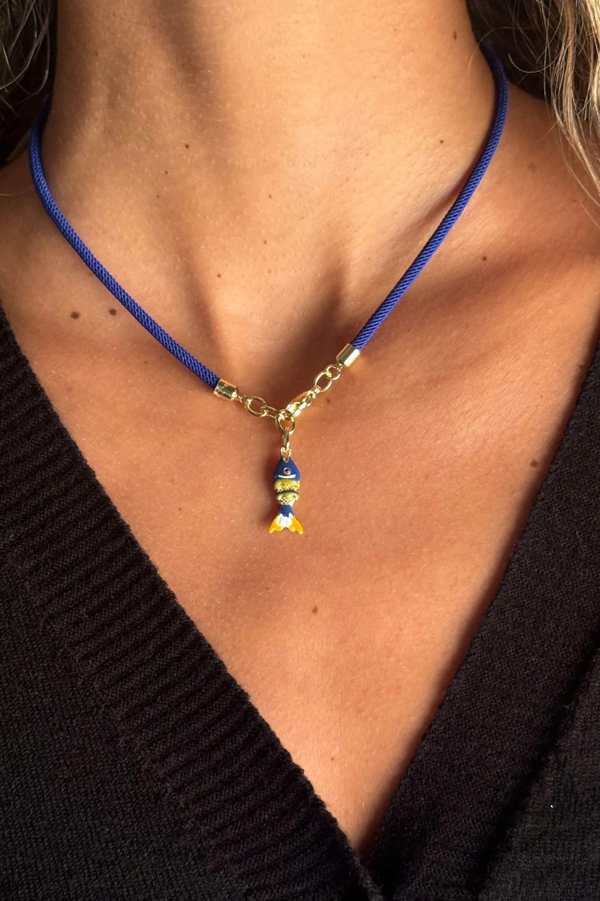 Nemoa Fish On Cord Necklace sold by Mixology product image thumbnail 2