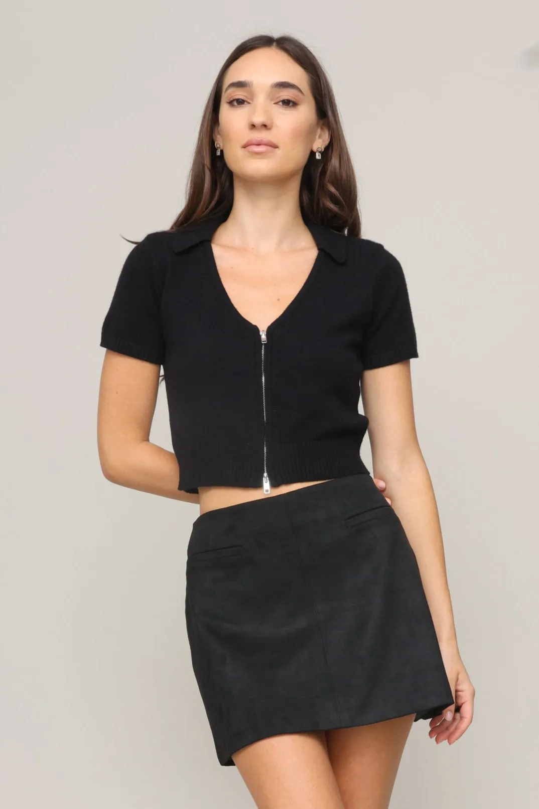 Taylor Zip Cardigan sold by Mixology