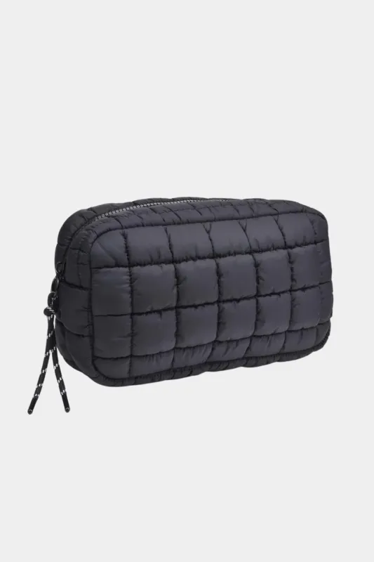 Puffer Nylon Cosmetic Pouch sold by Mixology