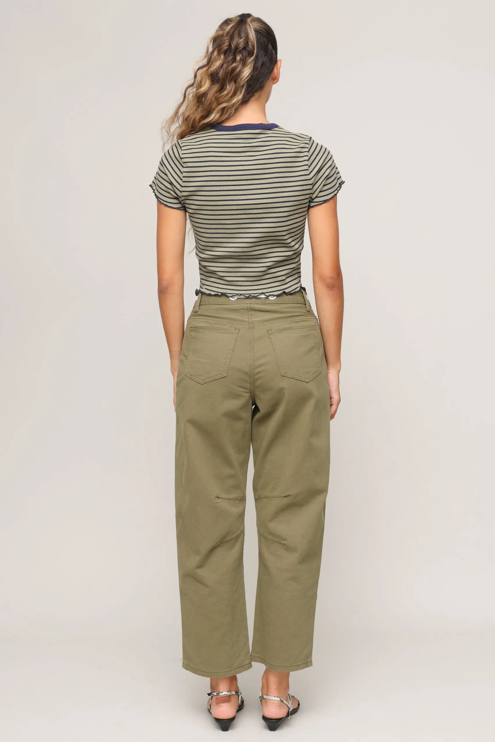 Short Sleeve Striped T Shirt sold by Mixology product image thumbnail 4