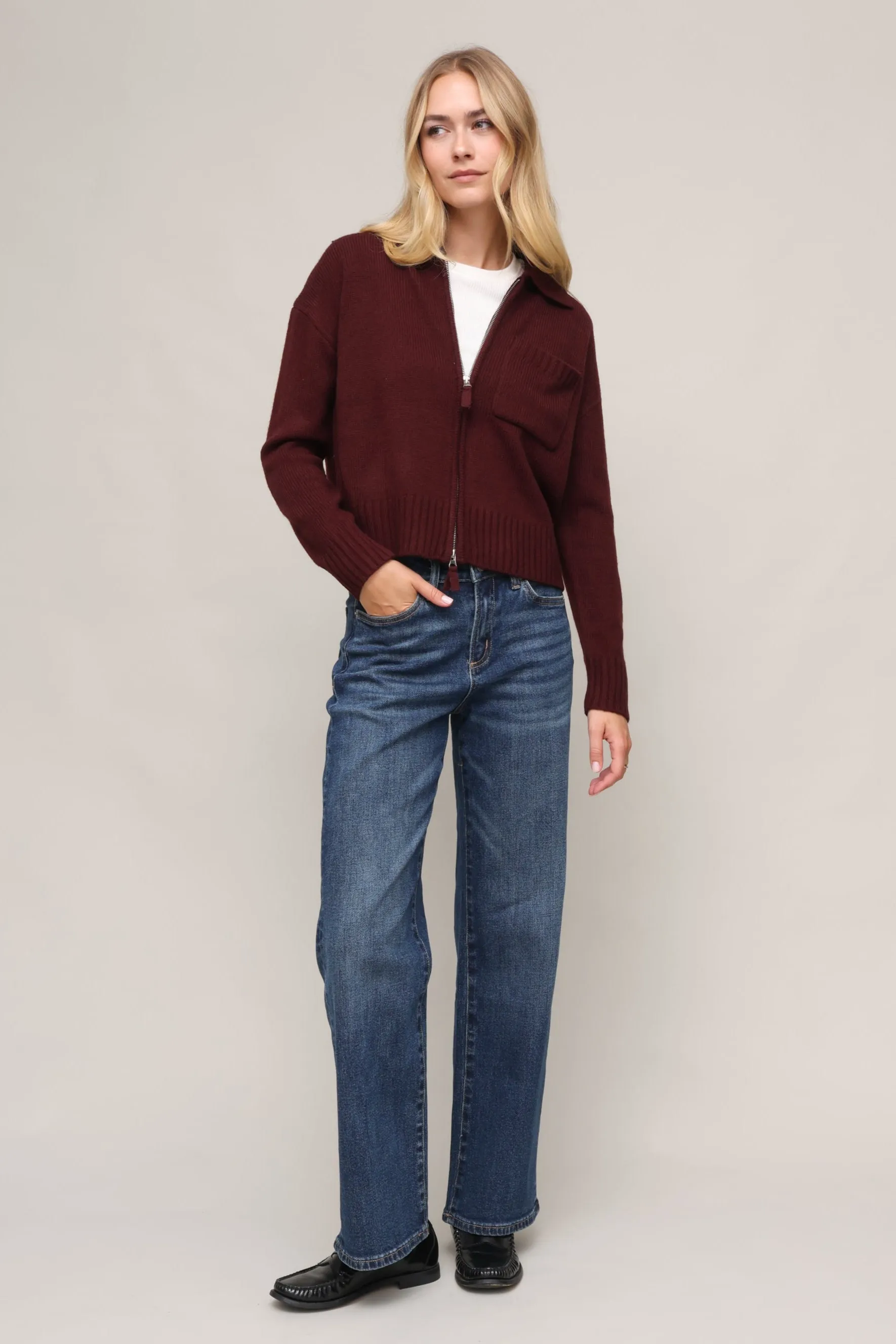 Full Zip Sweater sold by Mixology product image thumbnail 2