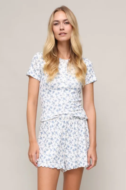 Faye Ditsy Top sold by Mixology