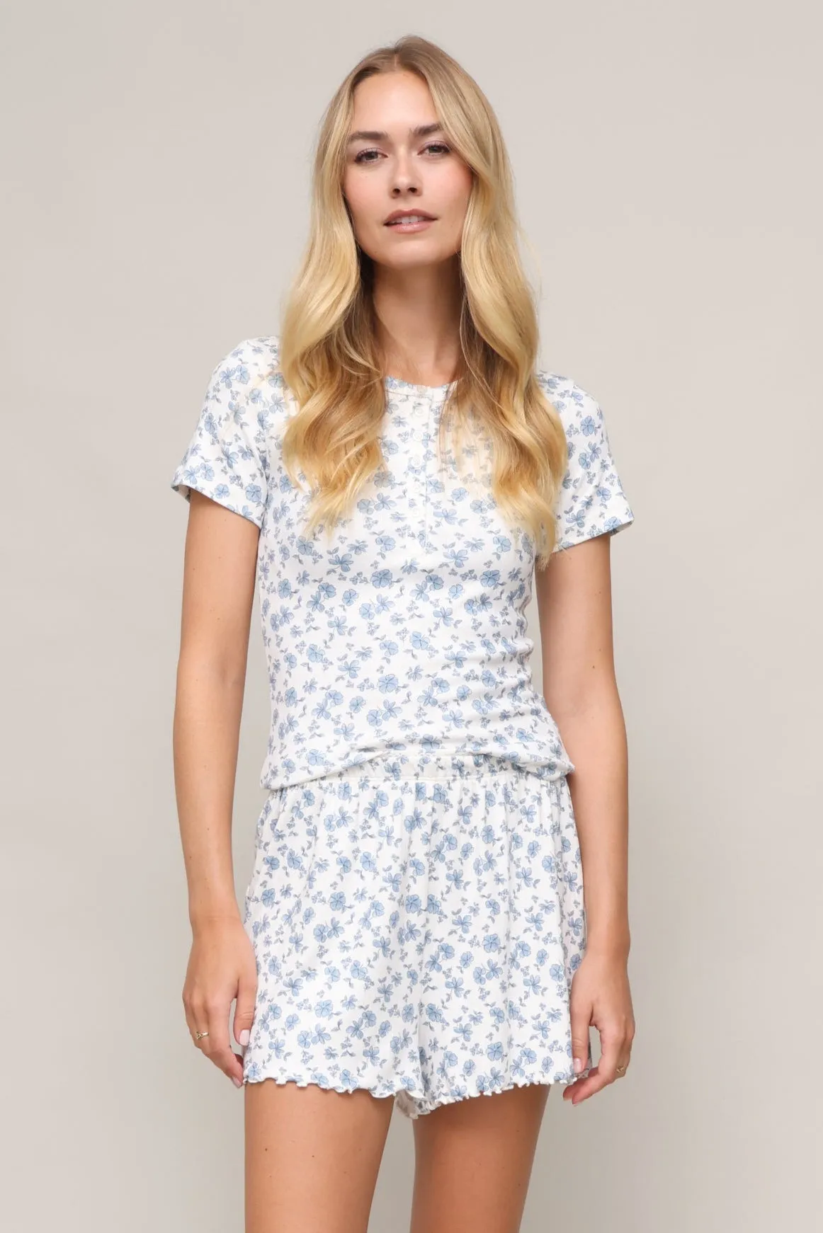 Faye Ditsy Top sold by Mixology