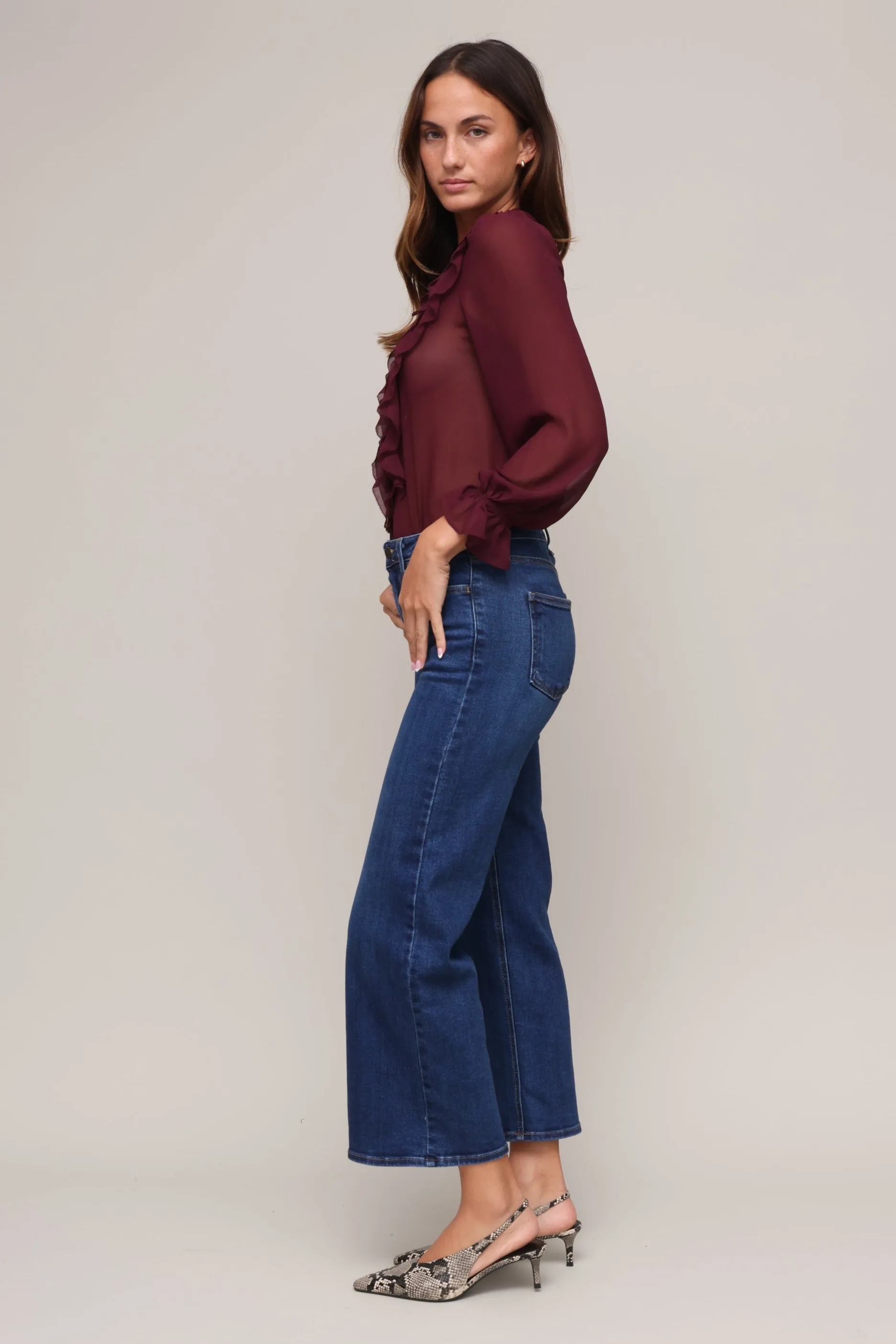 Chloe Ruffle Top sold by Mixology product image thumbnail 3