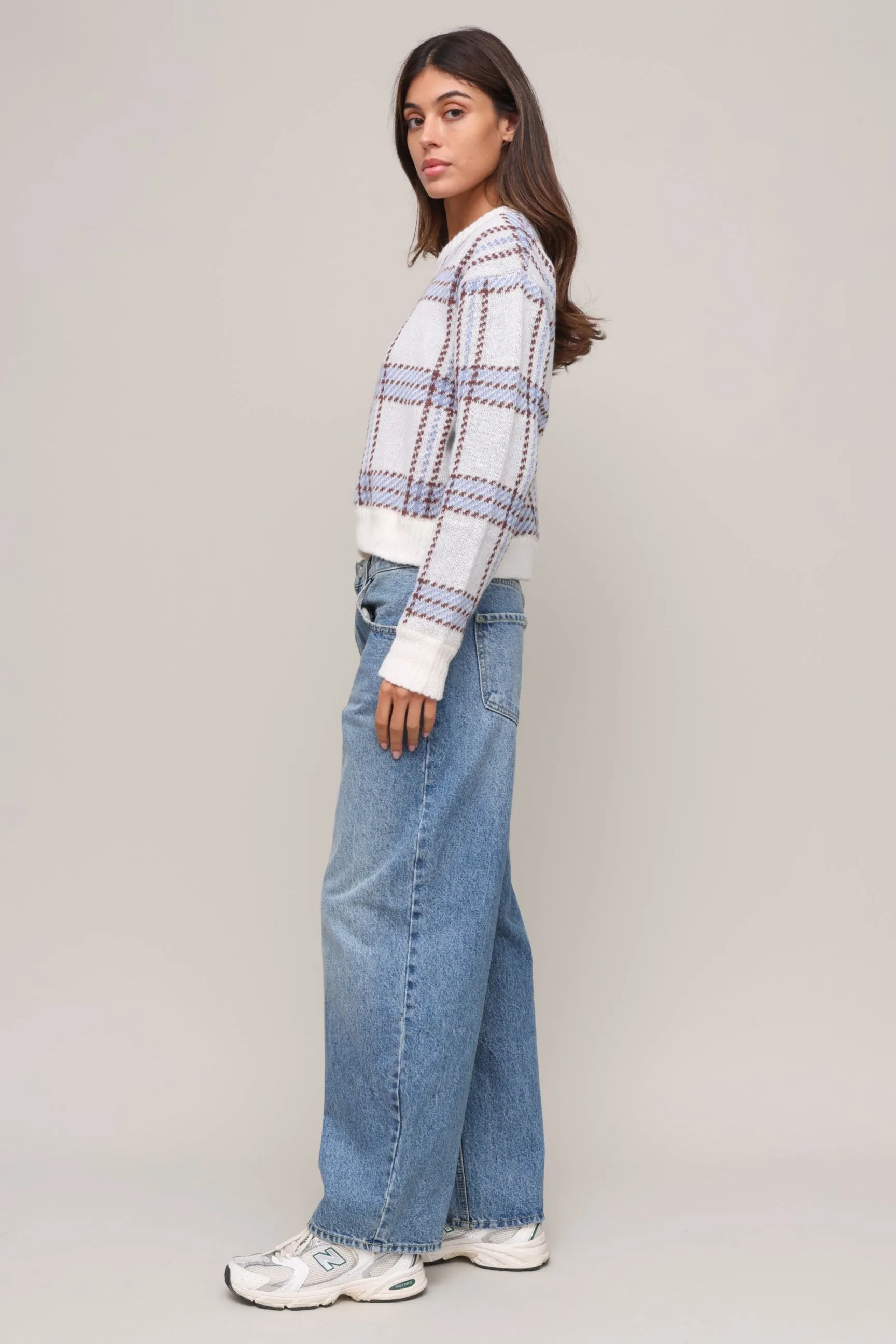 Junction Plaid Sweater sold by Mixology product image thumbnail 3