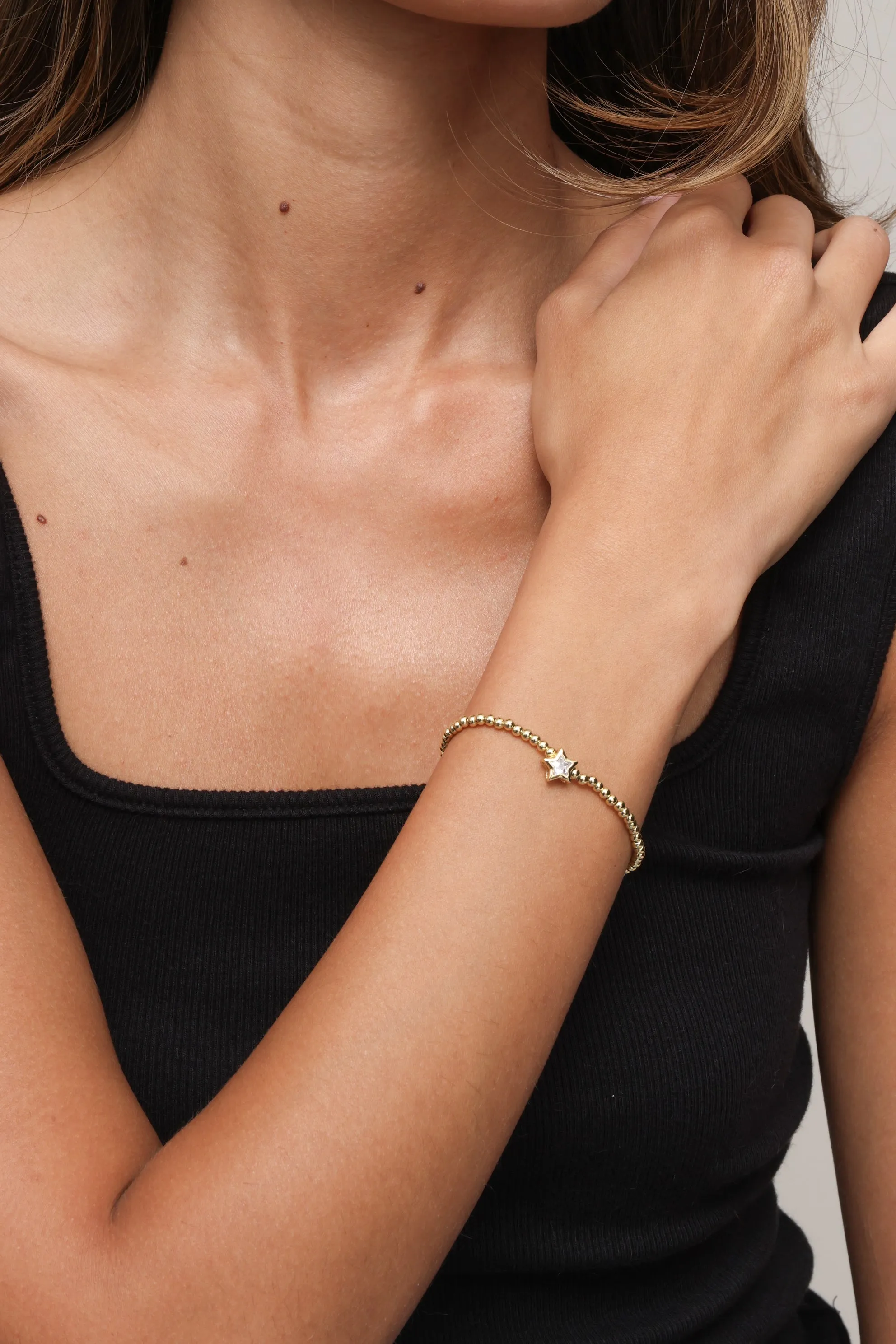 Alice Bezel Star Bracelet sold by Mixology