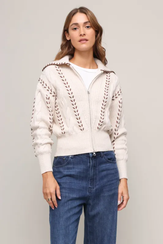 Lune Zip Up Sweater sold by Mixology