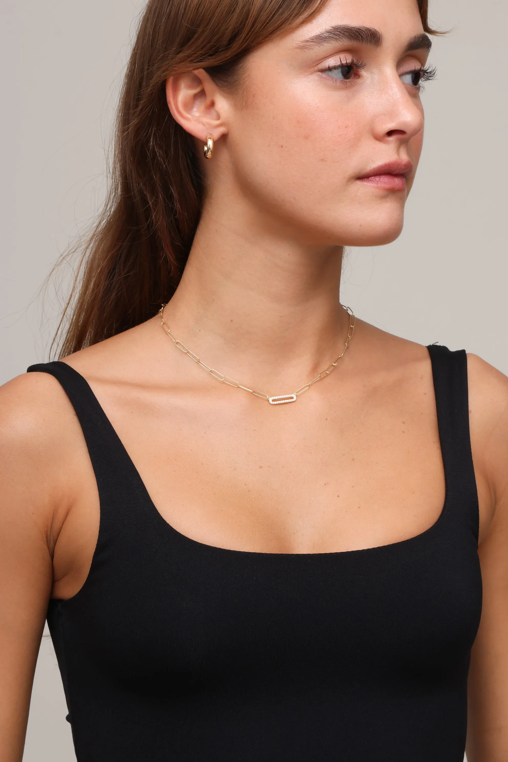 Jillian Link W Cz Chain sold by Mixology