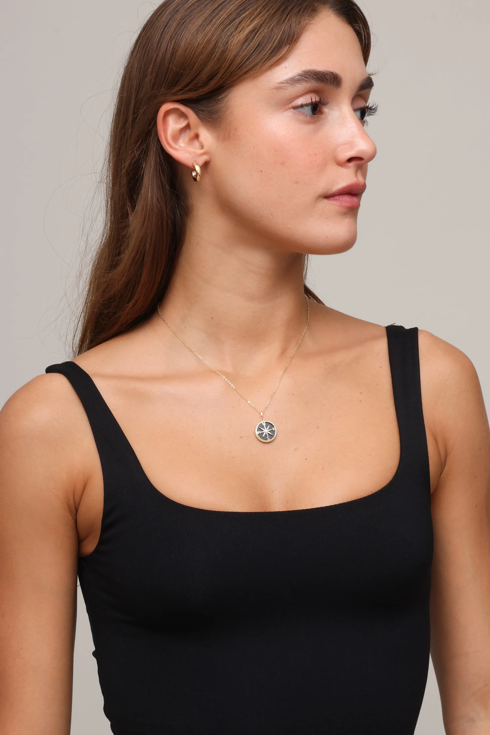 Raif Compass Necklace sold by Mixology