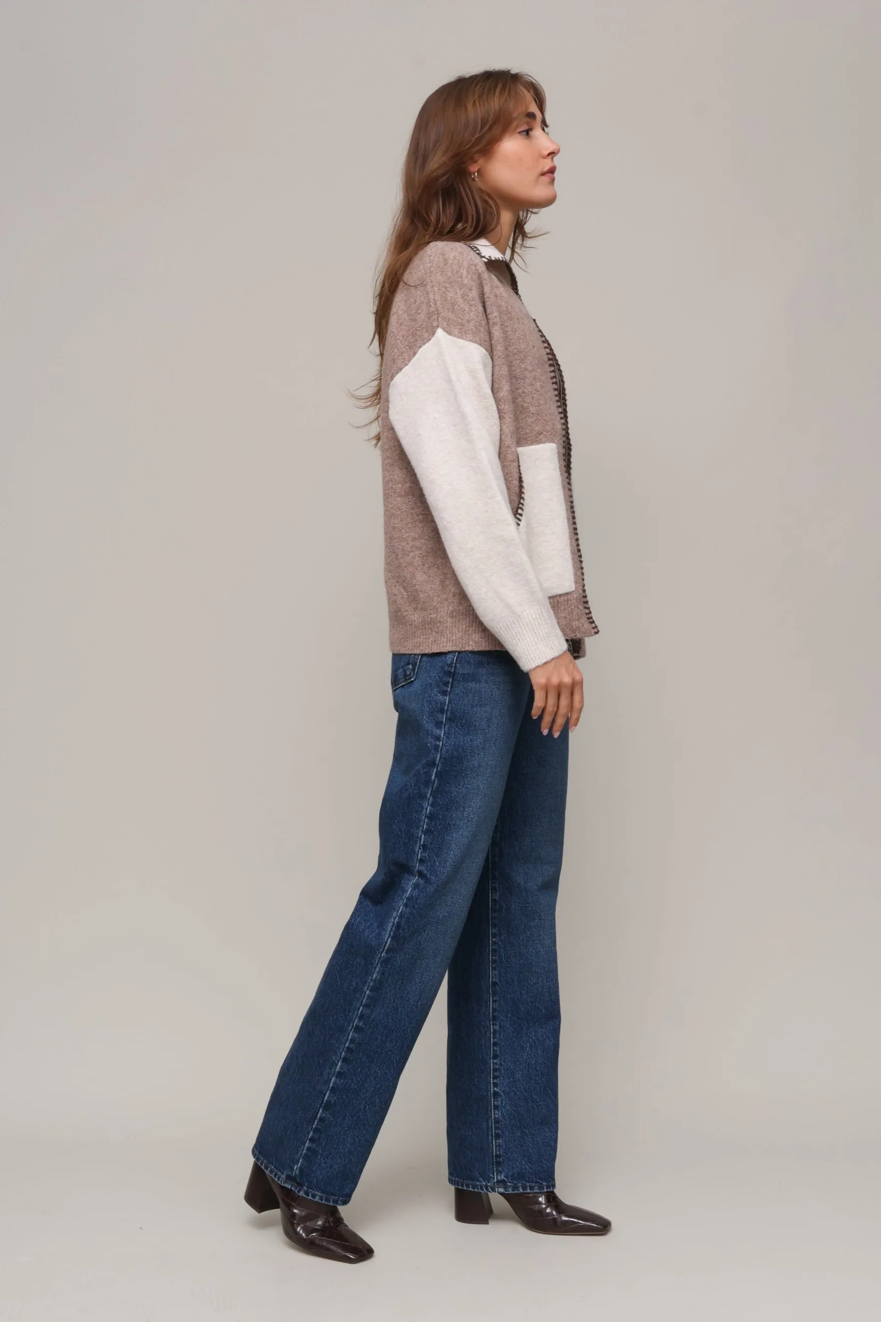 Stitch Perfect Zip Up Cardigan sold by Mixology product image thumbnail 3