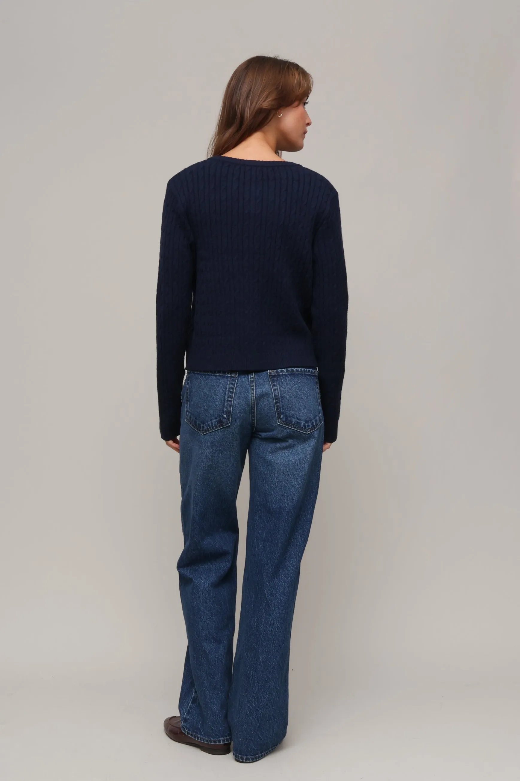 Ralfi Cable Cardigan sold by Mixology product image thumbnail 5