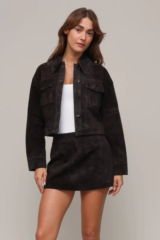Coco Suede Jacket sold by Mixology