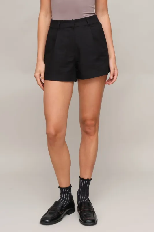Saint Pleated Front Short sold by Mixology