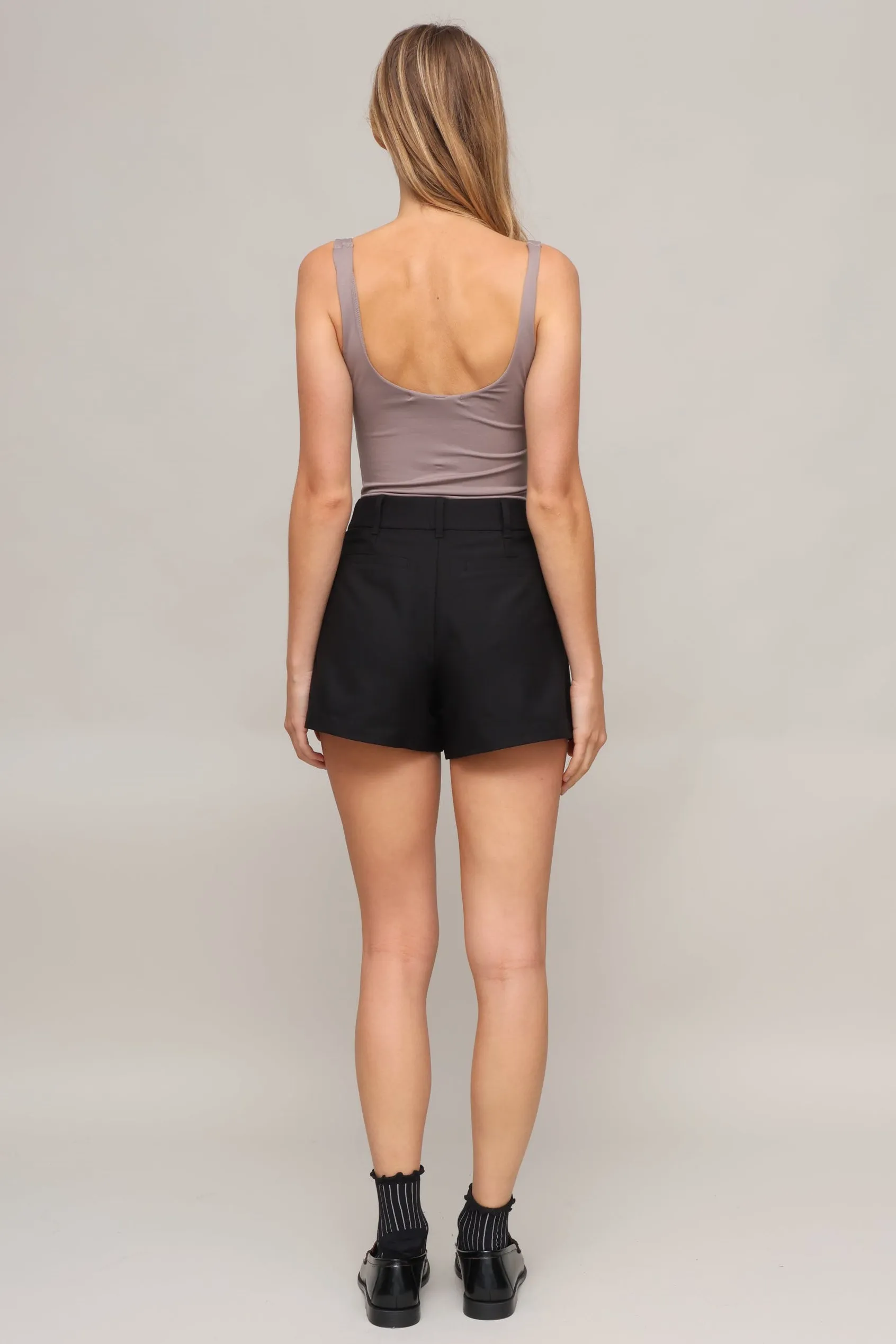 Saint Pleated Front Short sold by Mixology product image thumbnail 4