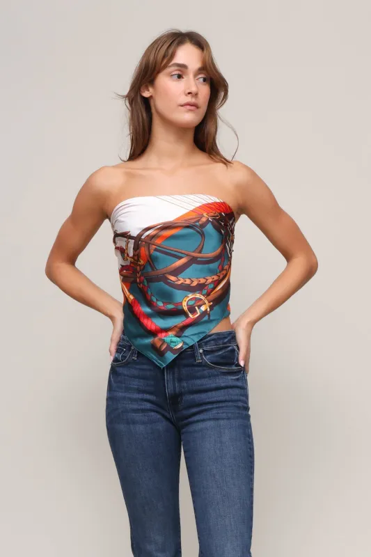 Chain Silk Blend Scarf sold by Mixology