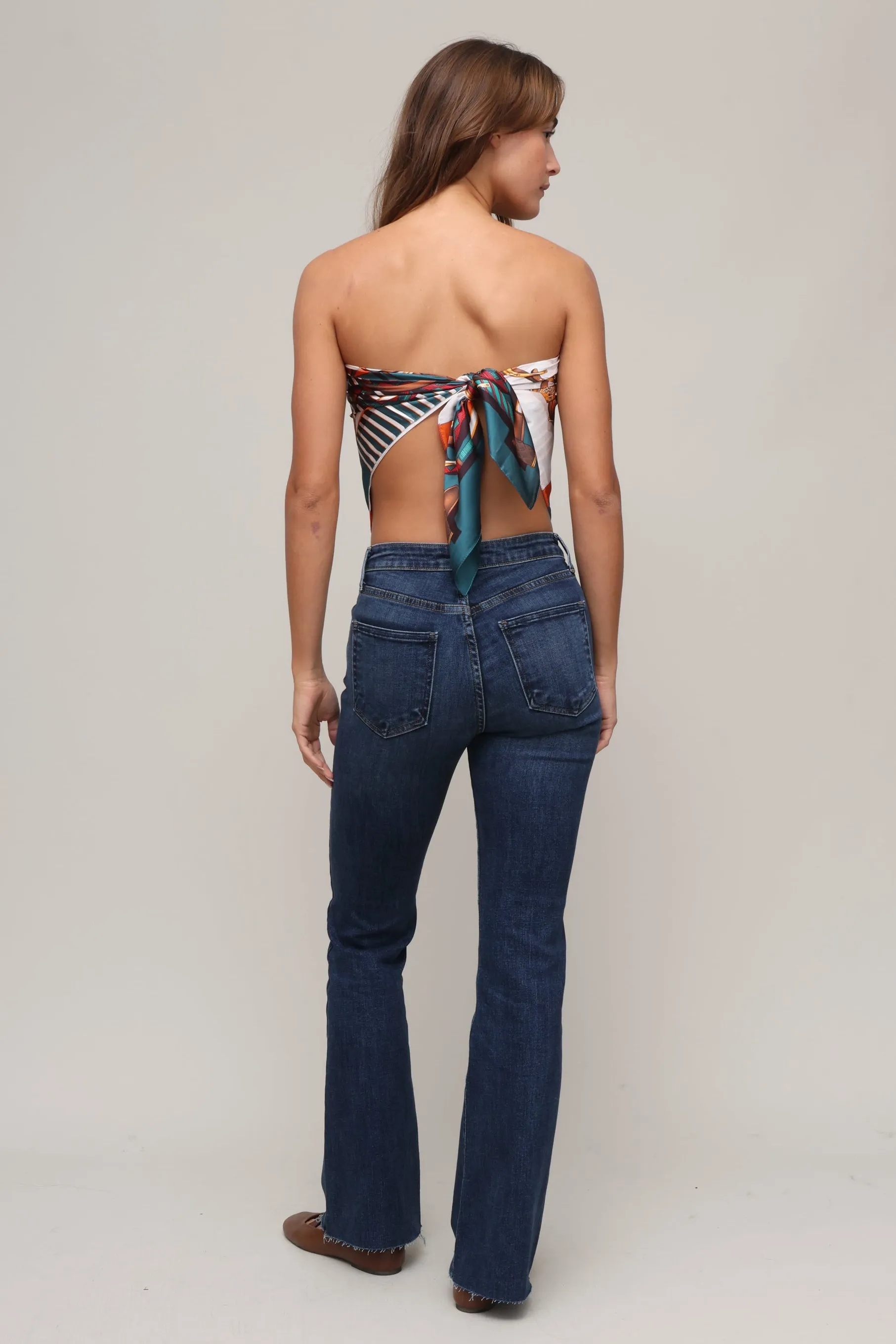 Chain Silk Blend Scarf sold by Mixology product image thumbnail 2